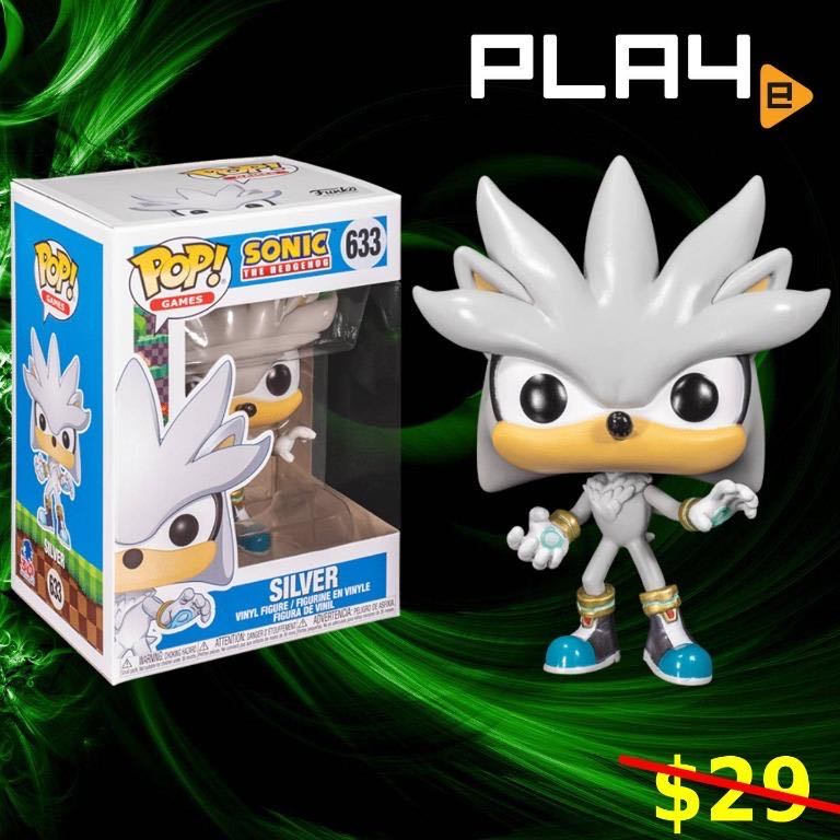 Silver - Sonic the Hedgehog vinyl figure collectible [Barcode 889698519656] - Main Image 3