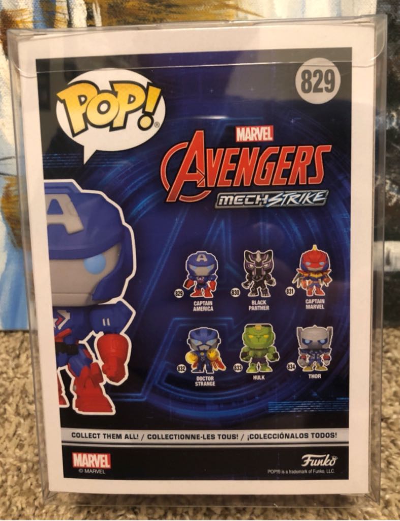 Captain America - Avengers: Mech Strike vinyl figure collectible [Barcode 889698552332] - Main Image 2