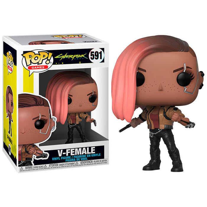 V-Female - Cyberpunk 2077 vinyl figure collectible [Barcode 889698475105] - Main Image 2