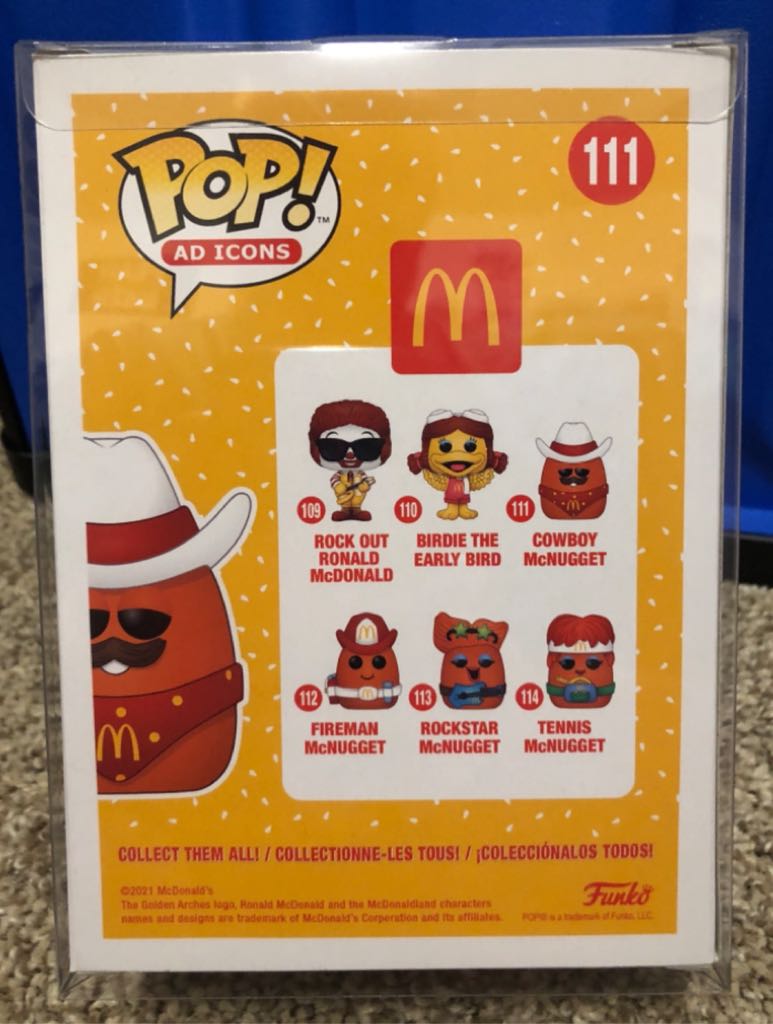 Cowboy McNugget - McDonald vinyl figure collectible [Barcode 889698529877] - Main Image 2