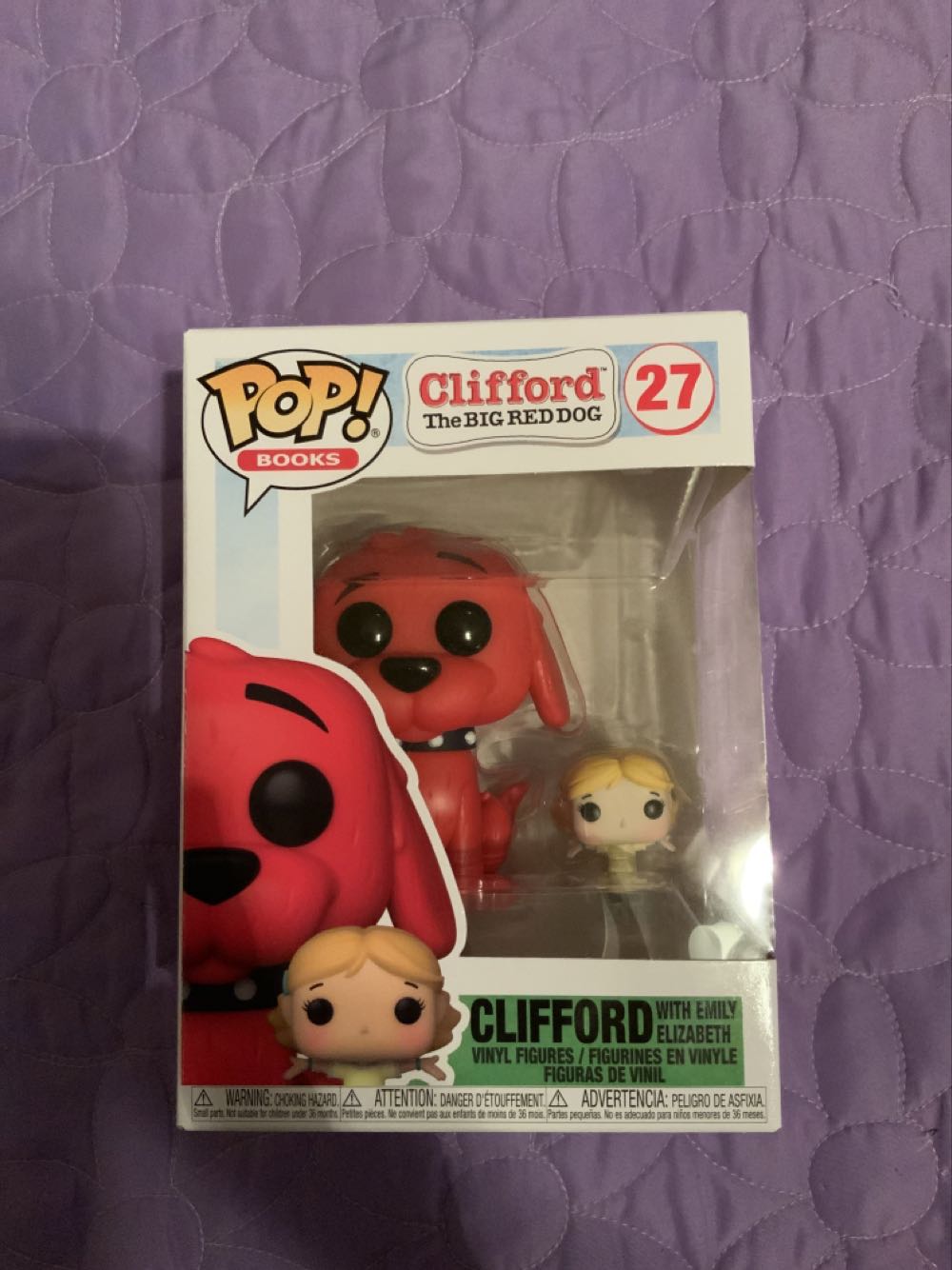 CLIFFORD THE BIG RED DOG: CLIFFORD WITH EMILY ELIZABETH  vinyl figure collectible [Barcode 889698513807] - Main Image 2