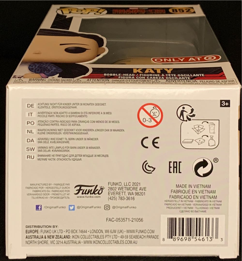 Katy Chen From Shang-Chi Pop! 852 - Marvel Universe vinyl figure collectible [Barcode 889698546133] - Main Image 4