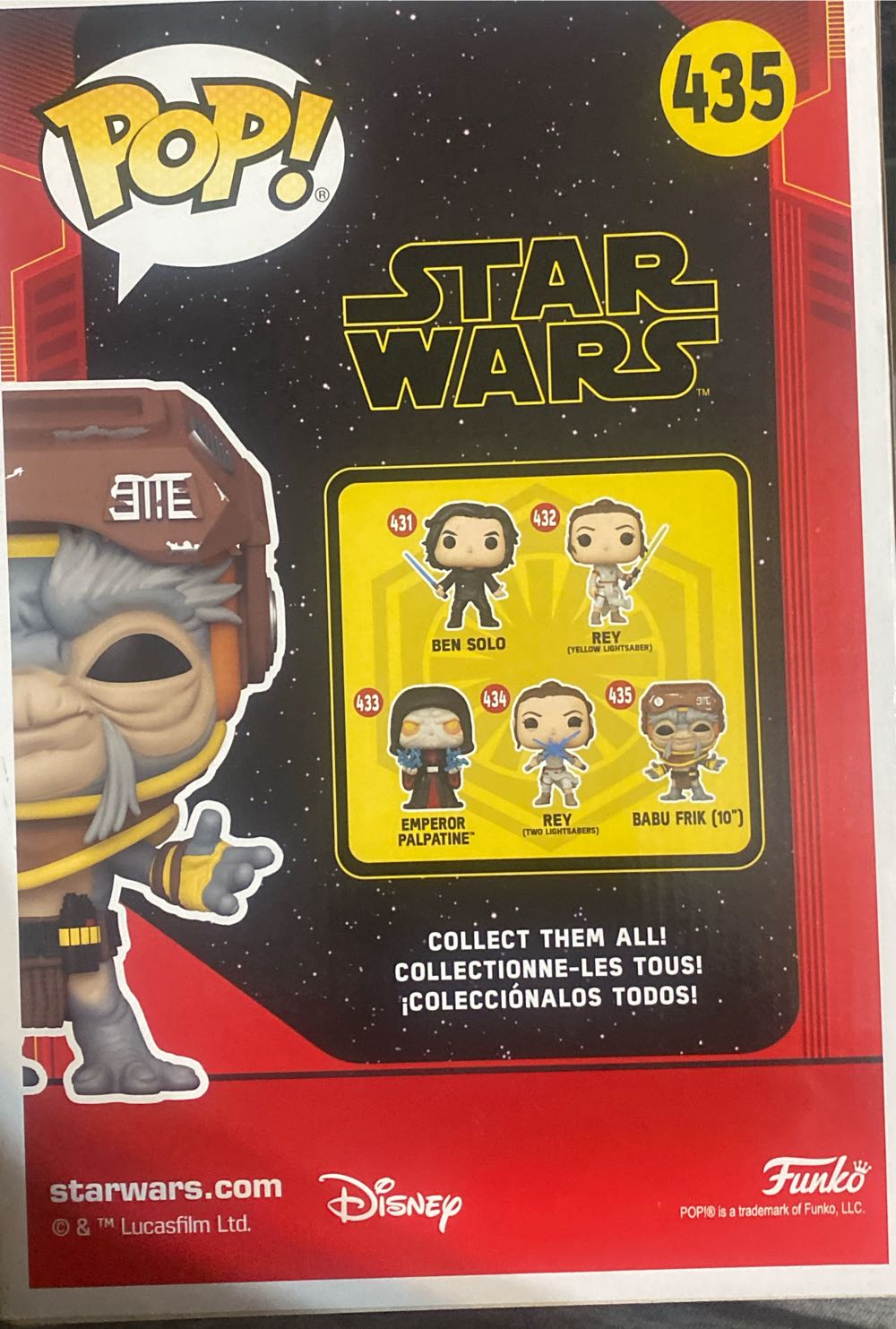 Babu Frik - Star Wars vinyl figure collectible [Barcode 889698507943] - Main Image 3