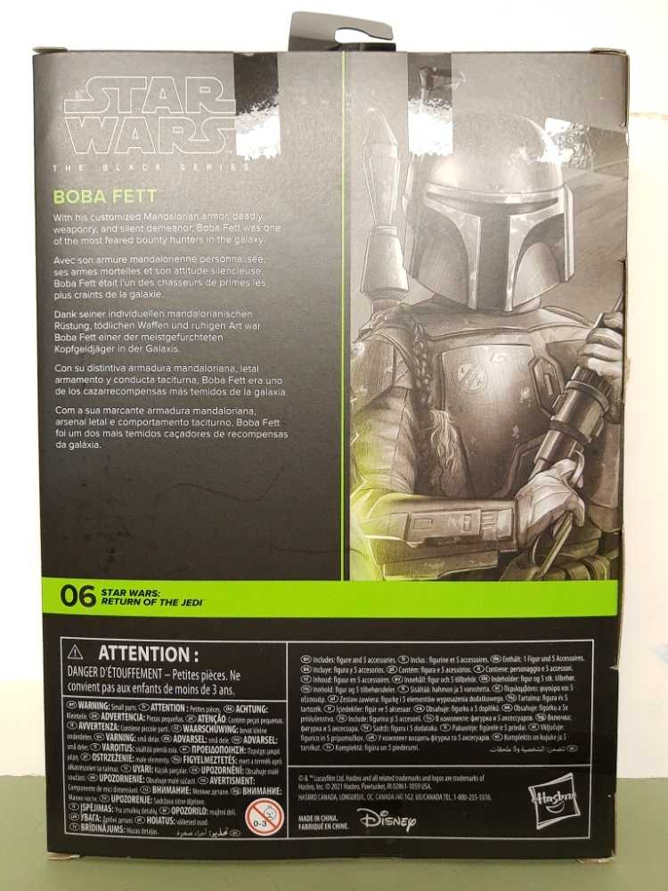 Star Wars The Black Series Return Of The Jedi Deluxe Boba Fett - Star Wars vinyl figure collectible [Barcode 5010993804740] - Main Image 2