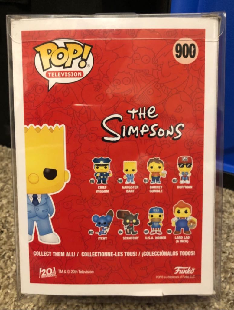 Gangster Bart - The Simpsons vinyl figure collectible [Barcode 889698529471] - Main Image 2