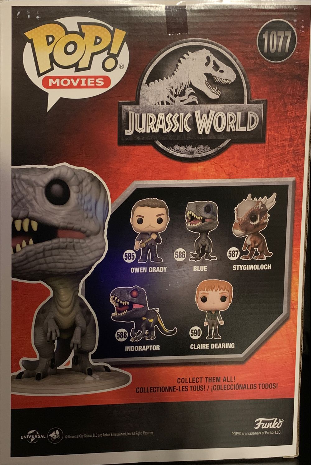 Blue - Jurassic World vinyl figure collectible [Barcode 889698558181] - Main Image 2