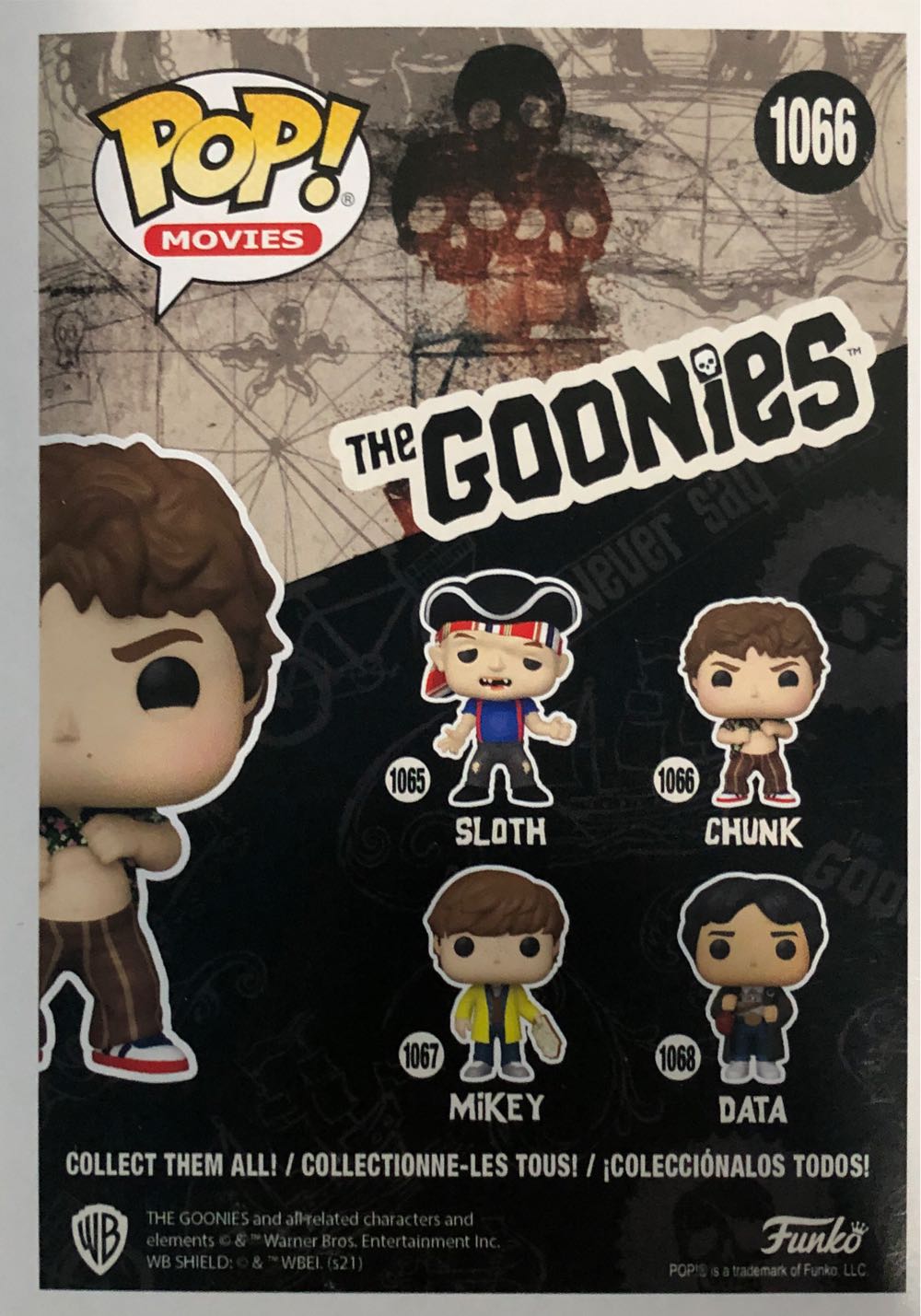 Lawrence ”Chunk” Cohen - The Goonies vinyl figure collectible [Barcode 889698515306] - Main Image 3