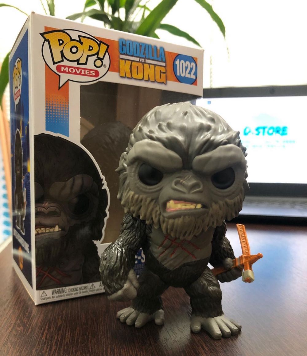Funko Pop! Godzilla Vs Kong: Battle-Scarred Kong - Godzilla vinyl figure collectible [Barcode 889698509541] - Main Image 2
