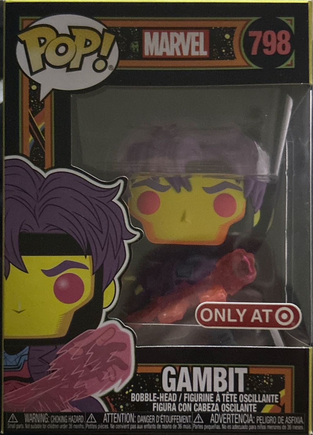 Gambit ( Black Light ) - Marvel Universe vinyl figure collectible [Barcode 889698556286] - Main Image 2