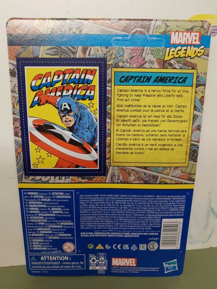 Marvel Legends - Captain America - Marvel Universe vinyl figure collectible [Barcode 5010993842513] - Main Image 2