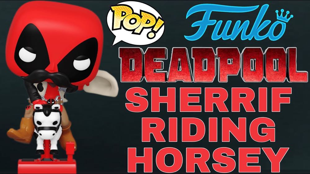 Sheriff Deadpool Riding Horsey - Deadpool vinyl figure collectible [Barcode 889698512923] - Main Image 2
