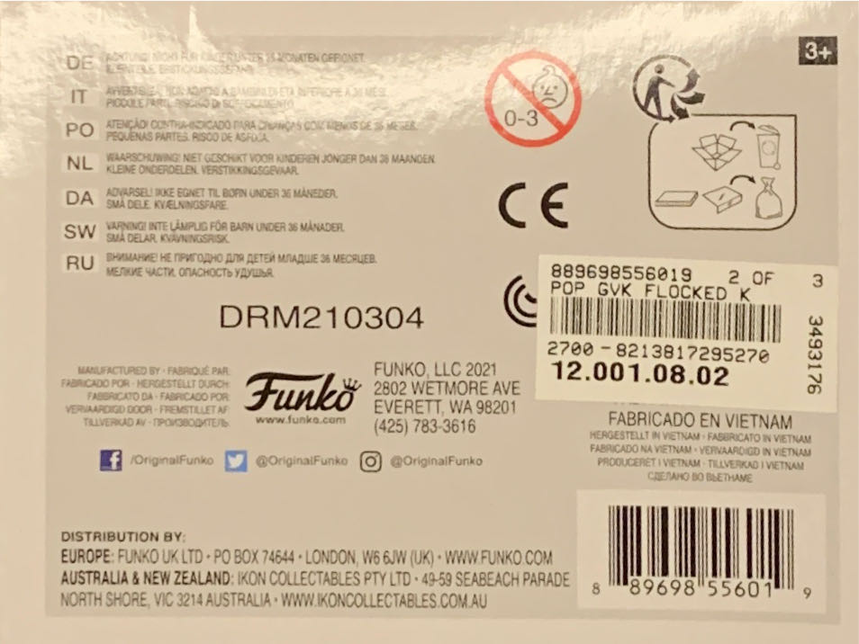 Godzilla vs King: Kong with Battle Axe (Flocked) - King Kong vinyl figure collectible [Barcode 889698556019] - Main Image 4