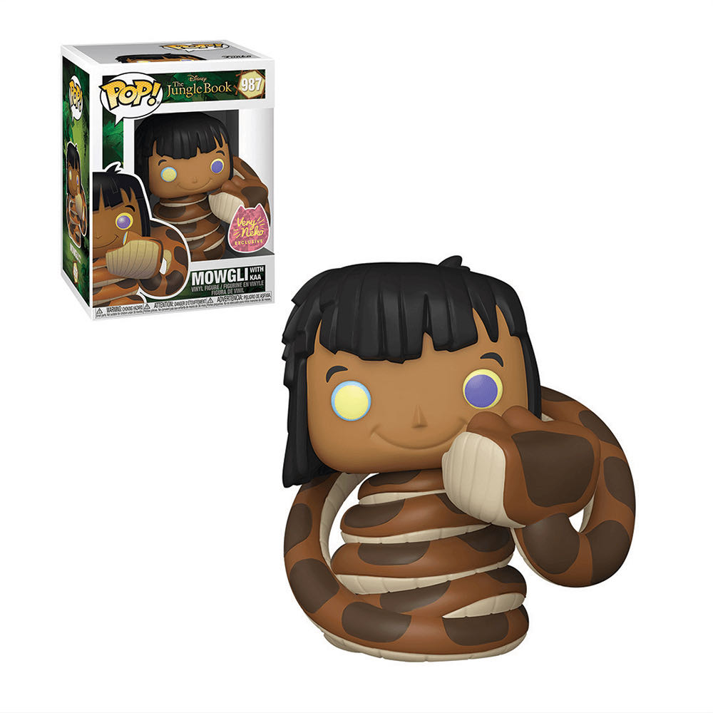 Mowgli with Kaa - The Jungle Book vinyl figure collectible [Barcode 889698514149] - Main Image 4