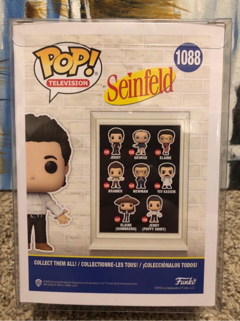 1088 Jerry Seinfeld (Puffy Shirt) - Seinfeld vinyl figure collectible [Barcode 889698546829] - Main Image 2