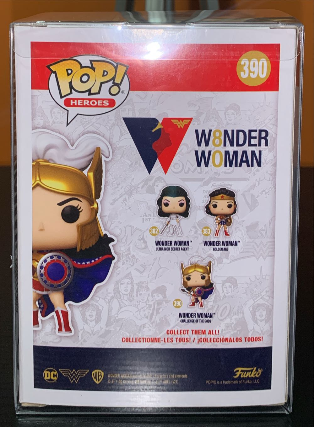 Wonder Woman (Challenge of the Gods) - DC Universe vinyl figure collectible [Barcode 889698549714] - Main Image 3