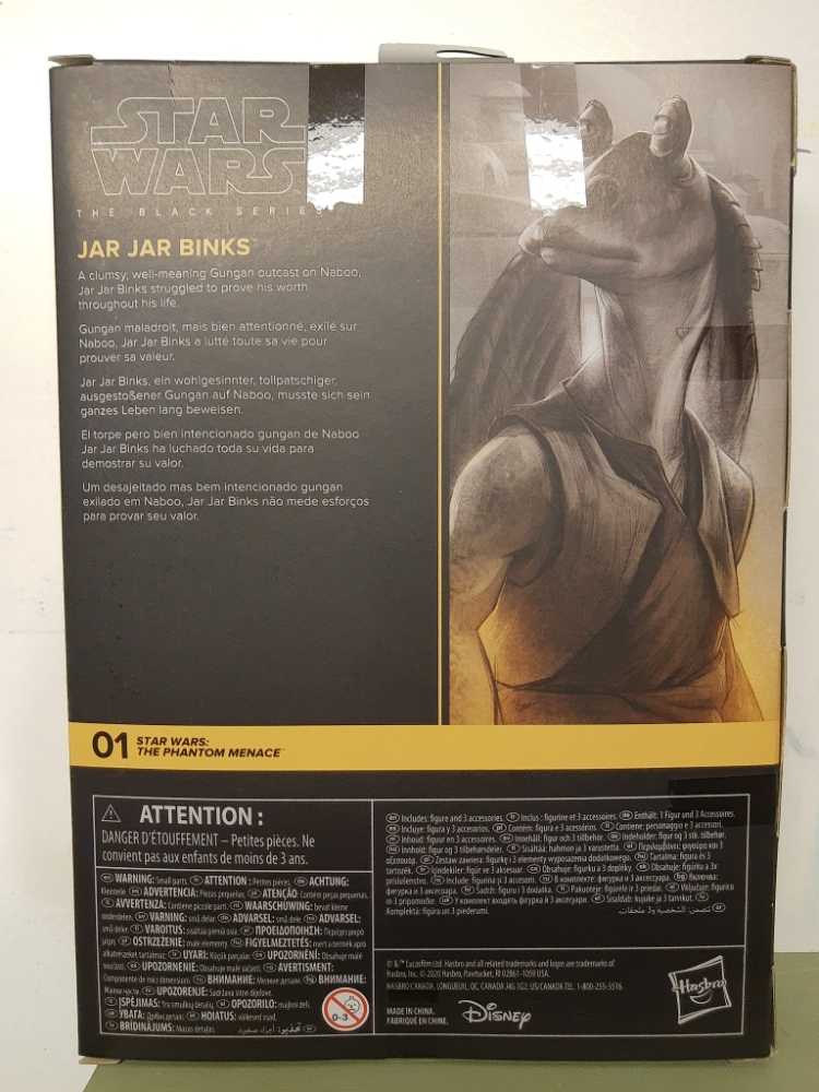 Star Wars The Black Series Deluxe Jar Jar Binks - Star Wars vinyl figure collectible [Barcode 04297826] - Main Image 2
