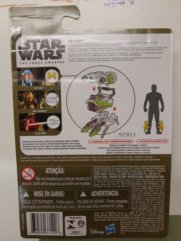 STAR WARS The Force Awakens - PZ-4CO - Star Wars vinyl figure collectible [Barcode 630509371426] - Main Image 2