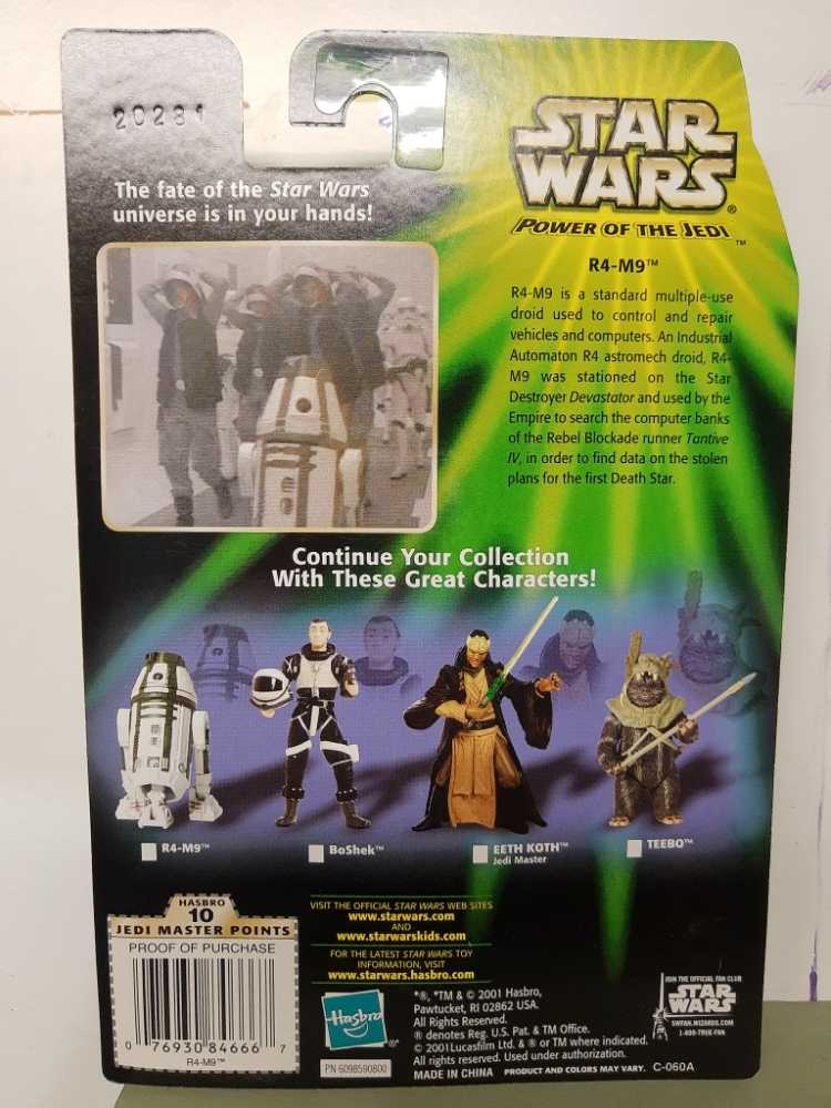 Star Wars Power of The Jedi - R4-M9 - Star Wars vinyl figure collectible [Barcode 076930846667] - Main Image 2
