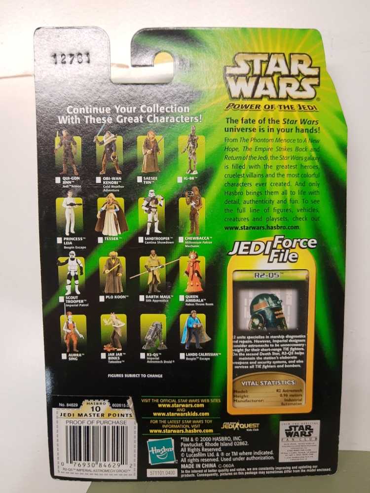 Star Wars Power of The Jedi - R2-Q5 (Imperial Astromech Droid) - Star Wars vinyl figure collectible [Barcode 076930846292] - Main Image 2