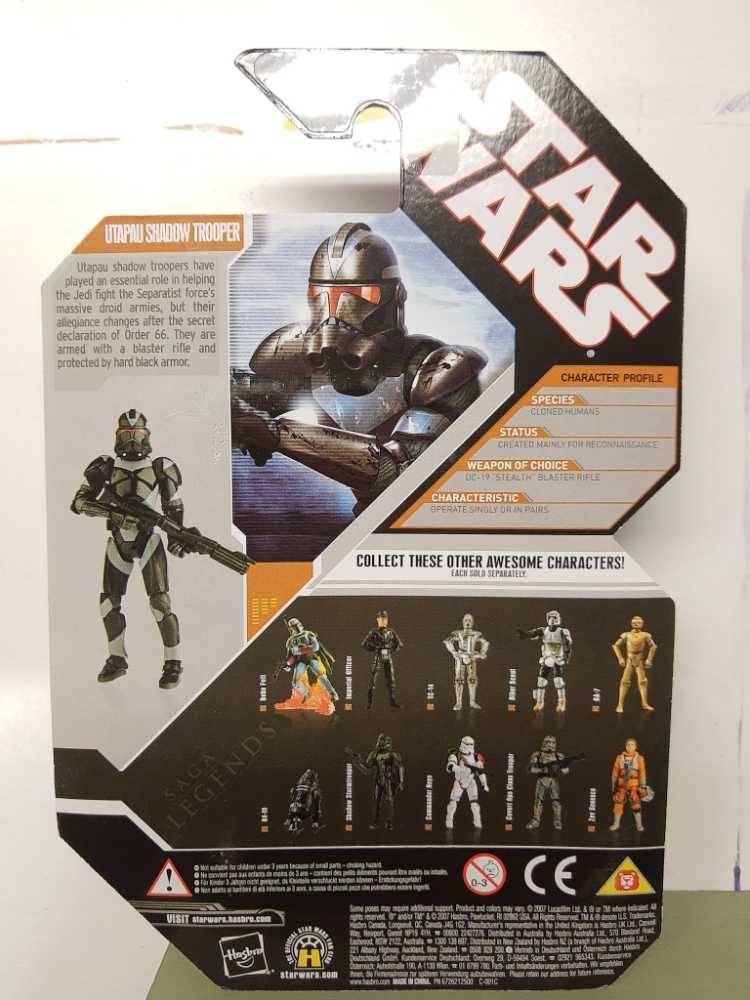 Star Wars Saga Legends - Utapau Shadow Trooper - Star Wars vinyl figure collectible [Barcode 653569323211] - Main Image 2