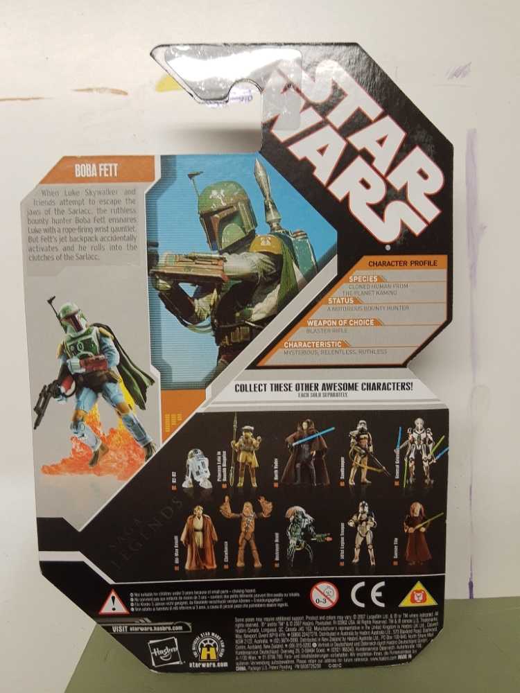 Star Wars Saga Legends - Boba Fett - Star Wars vinyl figure collectible [Barcode 653569134893] - Main Image 2