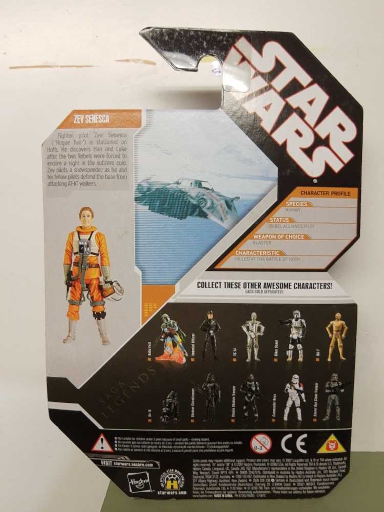 Star Wars Saga Legends - Zev Senesca - Star Wars vinyl figure collectible [Barcode 653569323242] - Main Image 2