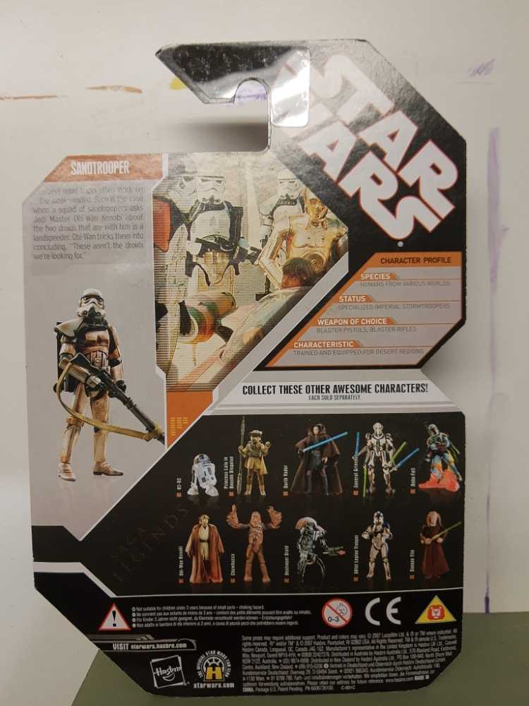 Star Wars Saga Legends - Sandtrooper - Star Wars vinyl figure collectible [Barcode 653569123507] - Main Image 2