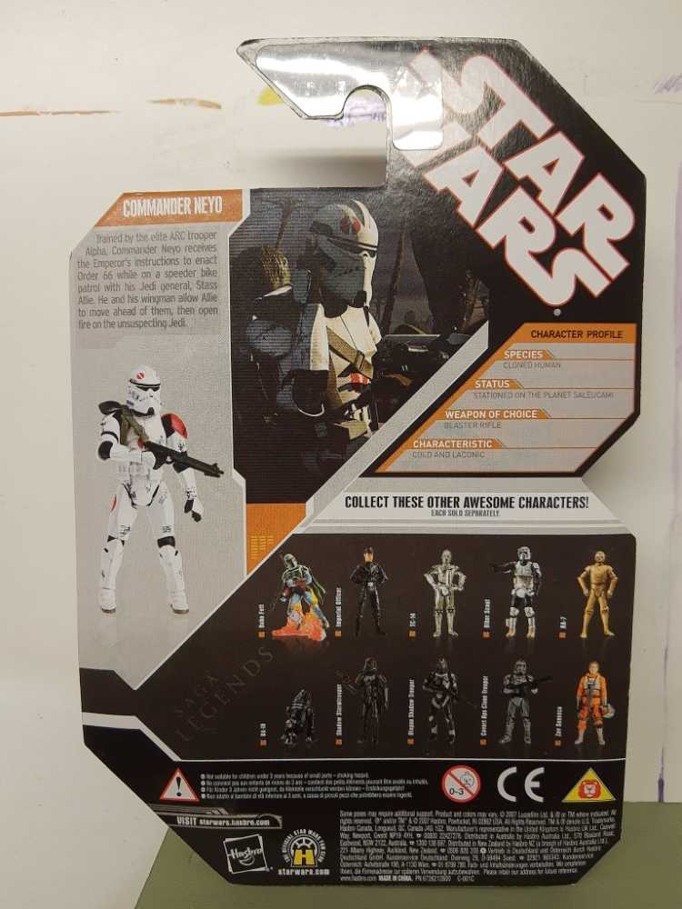 Star Wars Saga Legends - Commander Neyo - Star Wars vinyl figure collectible [Barcode 653569323228] - Main Image 2