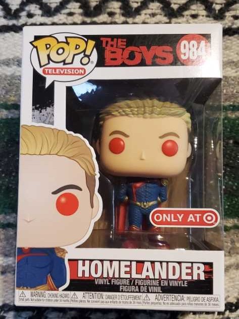 Homelander (red eyes)  vinyl figure collectible [Barcode 889698481854] - Main Image 2