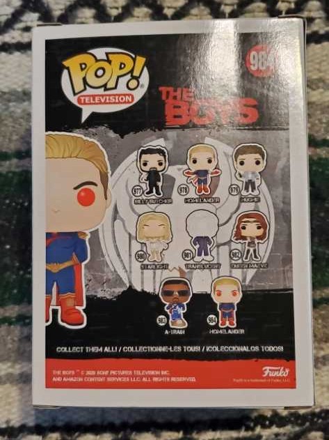 Homelander (red eyes)  vinyl figure collectible [Barcode 889698481854] - Main Image 3