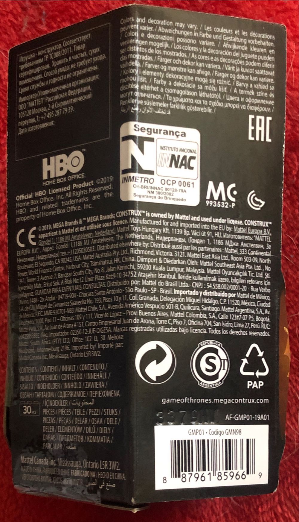 Mega Construx Black Series - Game of Thrones vinyl figure collectible [Barcode 887961859669] - Main Image 3