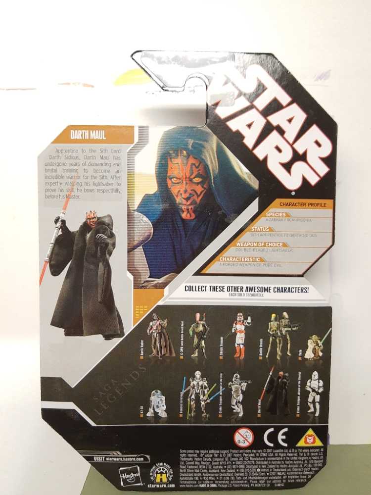 Darth Maul-Star Wars Saga Legends - Darth Maul - Star Wars vinyl figure collectible [Barcode 653569216193] - Main Image 2