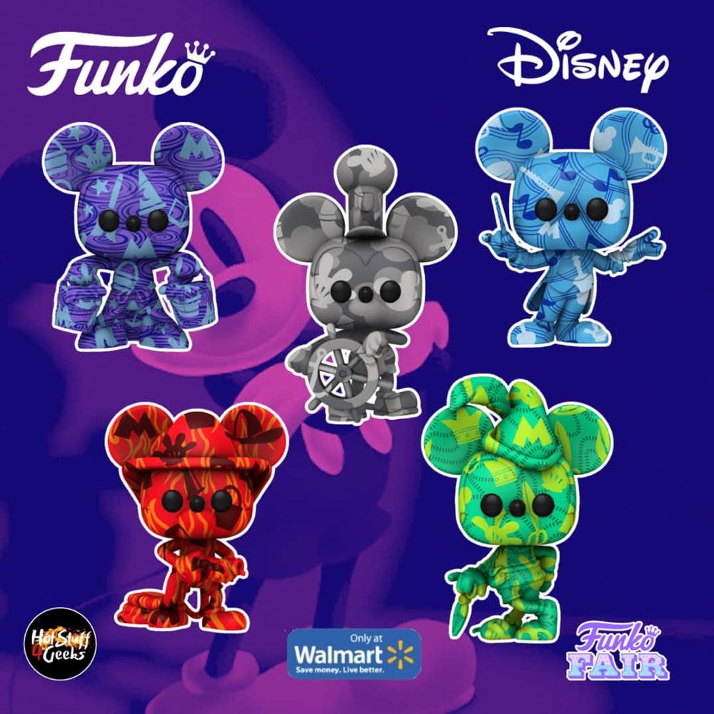 19 Firefighter Mickey (Art Series) - Disney vinyl figure collectible [Barcode 889698550765] - Main Image 4