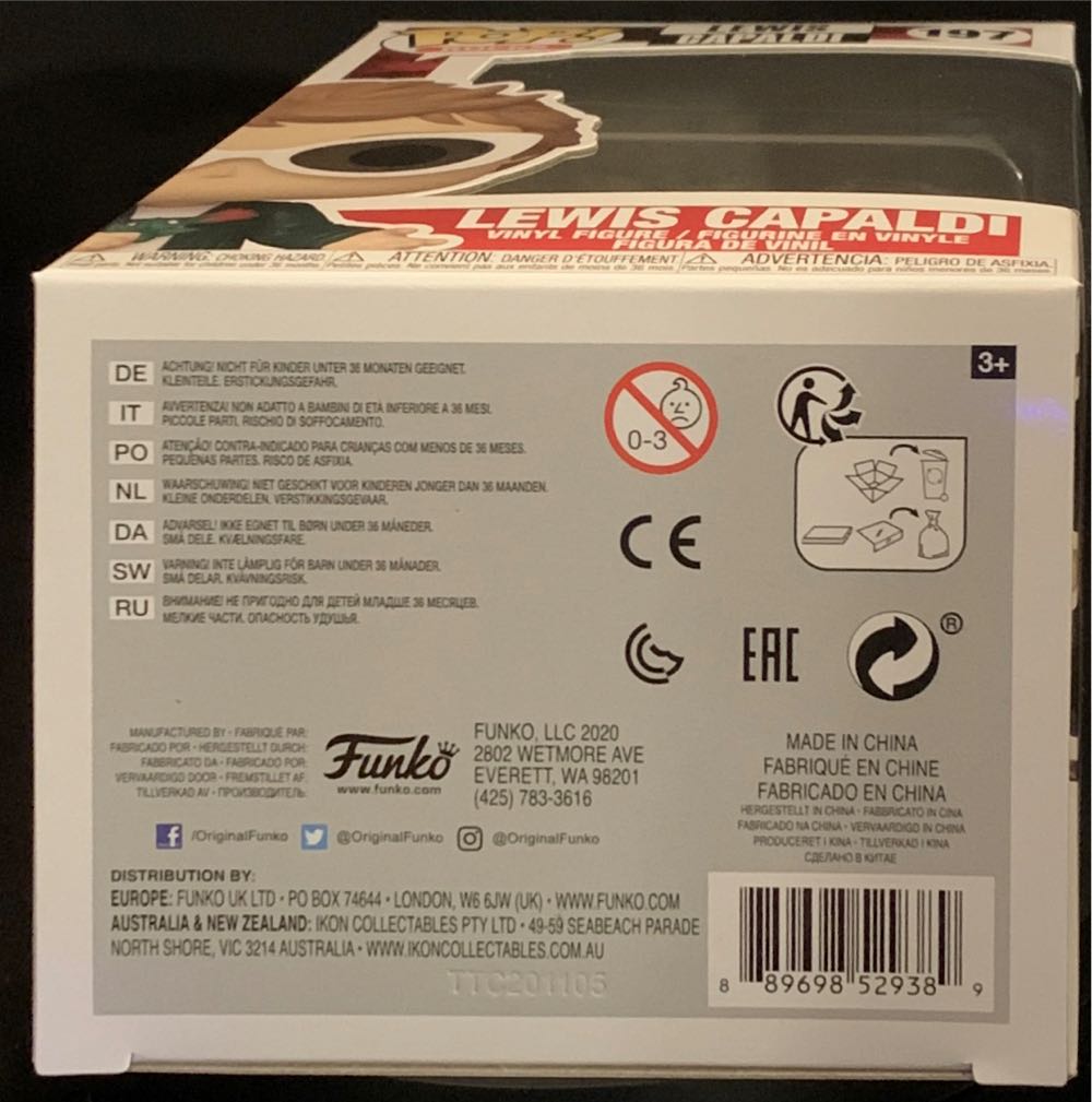 Lewis Capaldi - Lewis Capaldi vinyl figure collectible [Barcode 889698529389] - Main Image 4