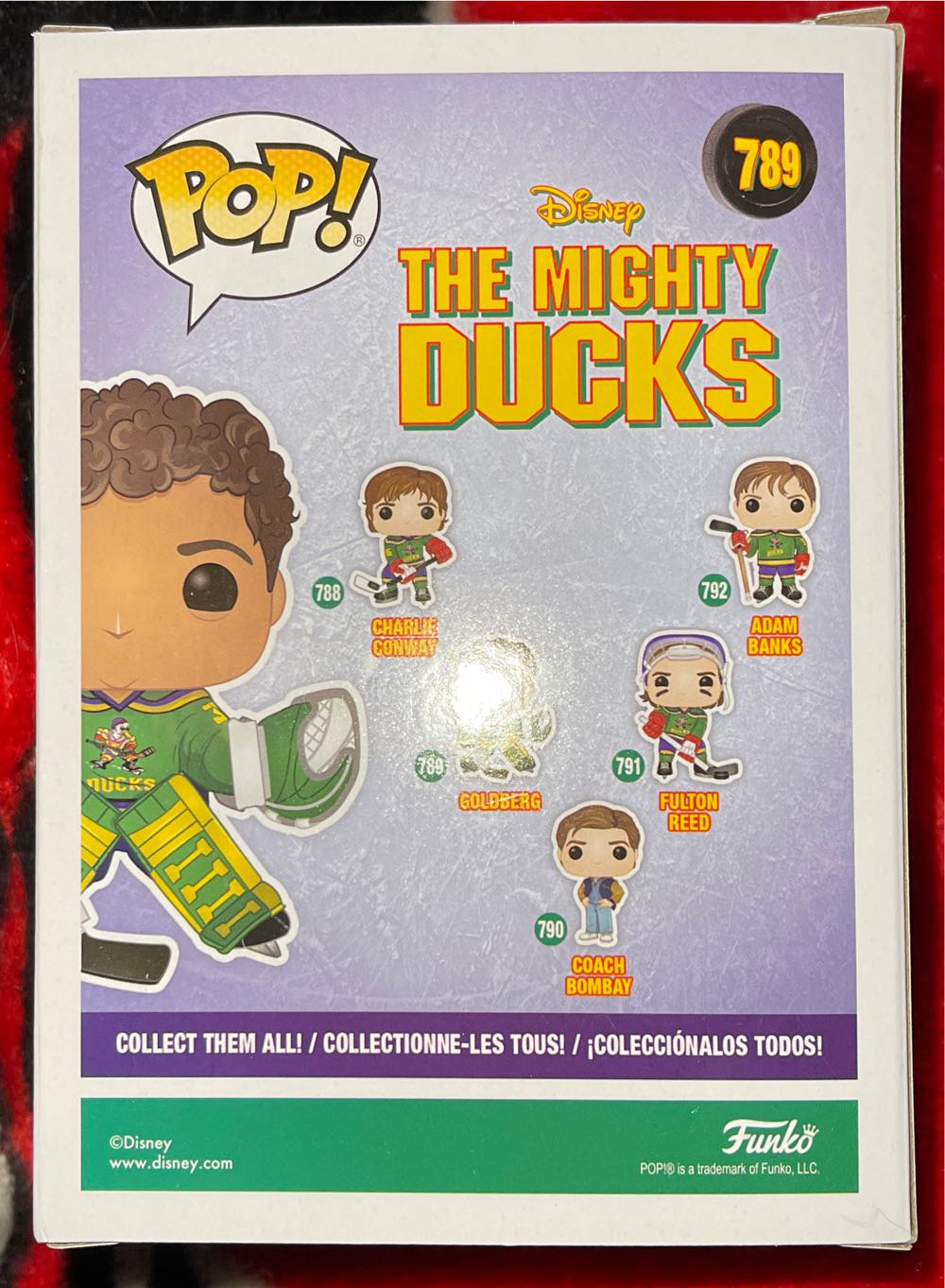 The Mighty Ducks - Goldberg - Disney vinyl figure collectible [Barcode 889698467858] - Main Image 2