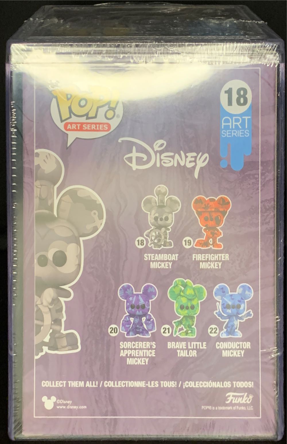 18 Steamboat Mickey (Art Series) - Disney vinyl figure collectible [Barcode 889698550536] - Main Image 2