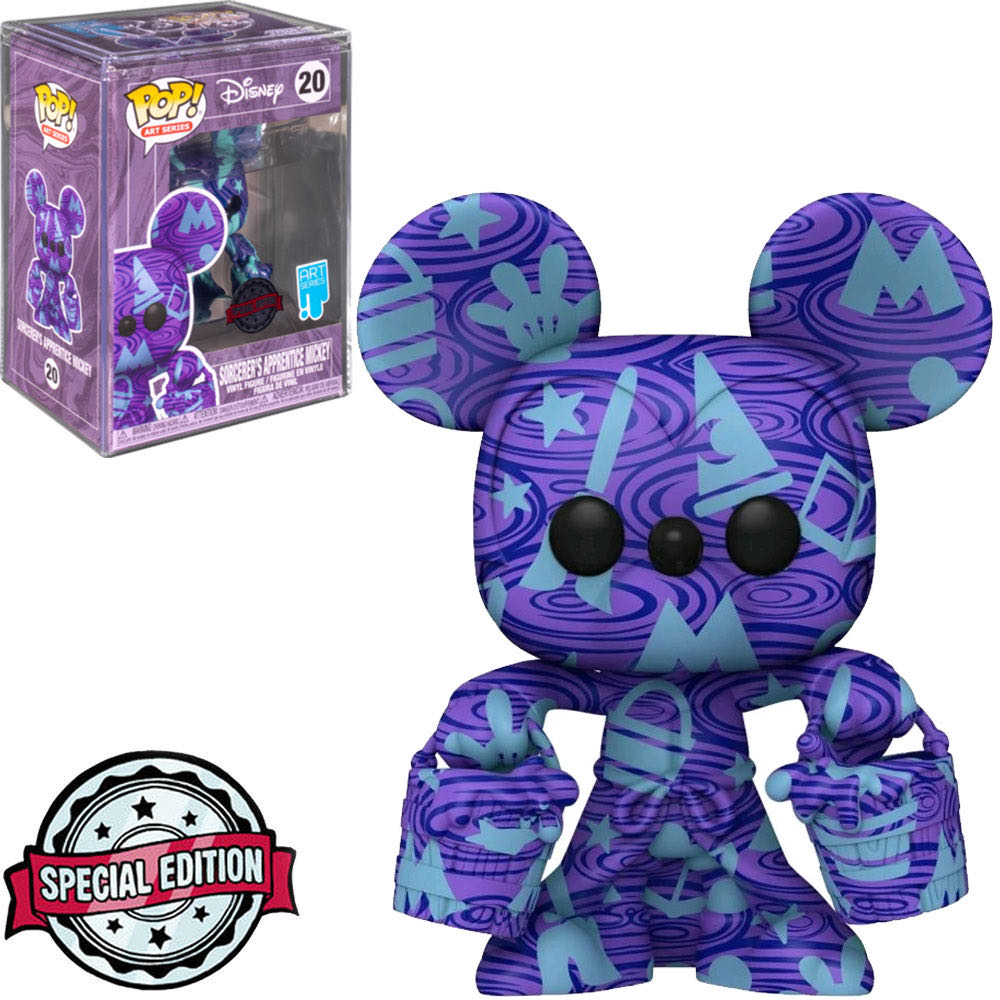 20 Sorcerer’s Apprentice Mickey (Art Series) - Disney vinyl figure collectible [Barcode 889698550772] - Main Image 4