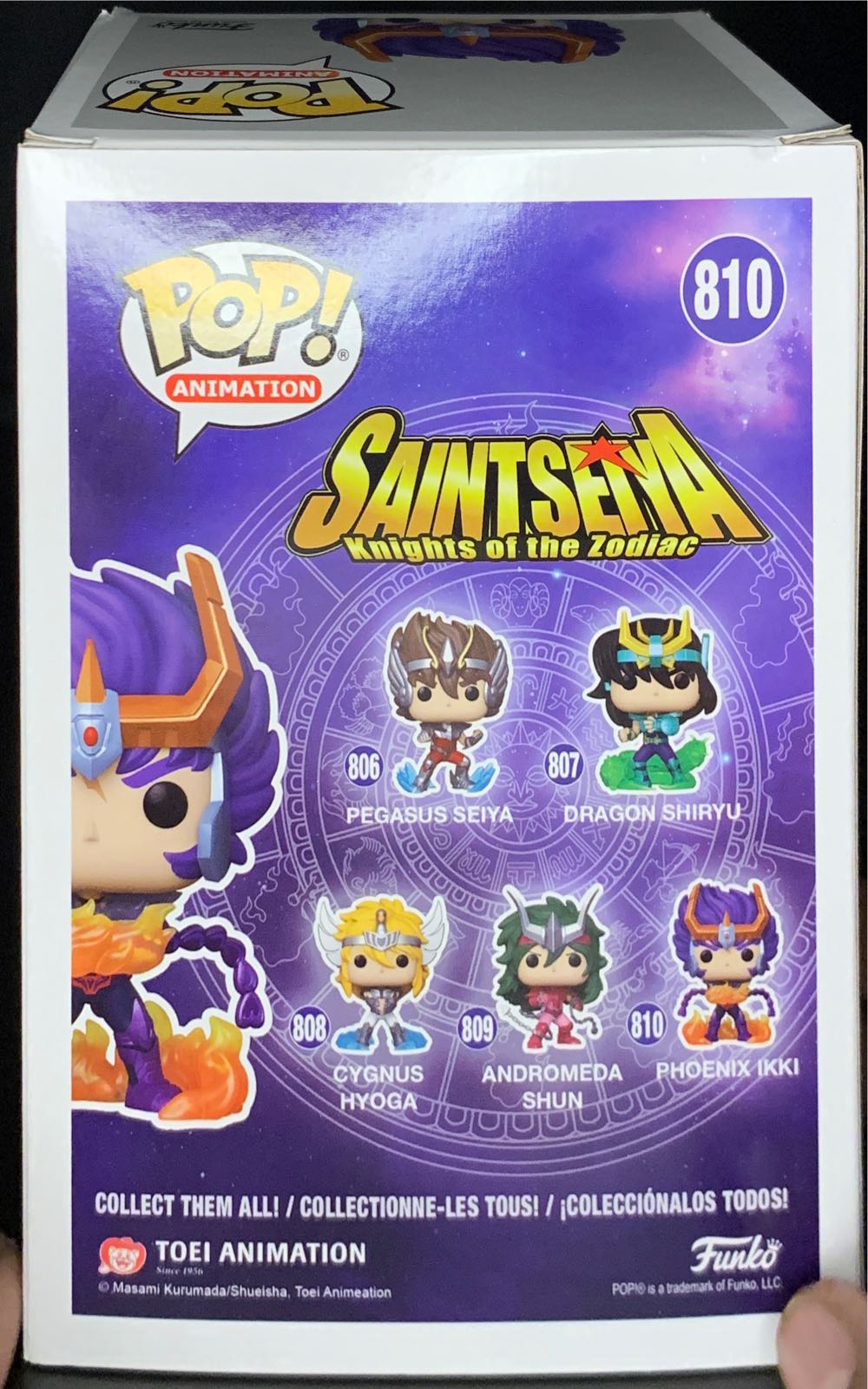 Saint Seiya 810 - Phoenix Ikki (Glow In The Dark) - Saint Seiya vinyl figure collectible [Barcode 889698503303] - Main Image 2