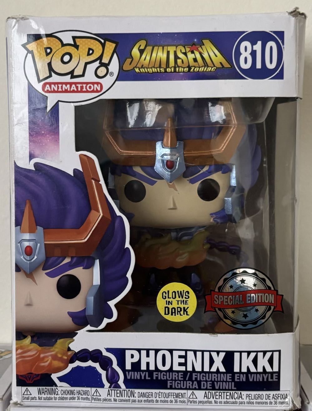 Saint Seiya 810 - Phoenix Ikki (Glow In The Dark) - Saint Seiya vinyl figure collectible [Barcode 889698503303] - Main Image 3