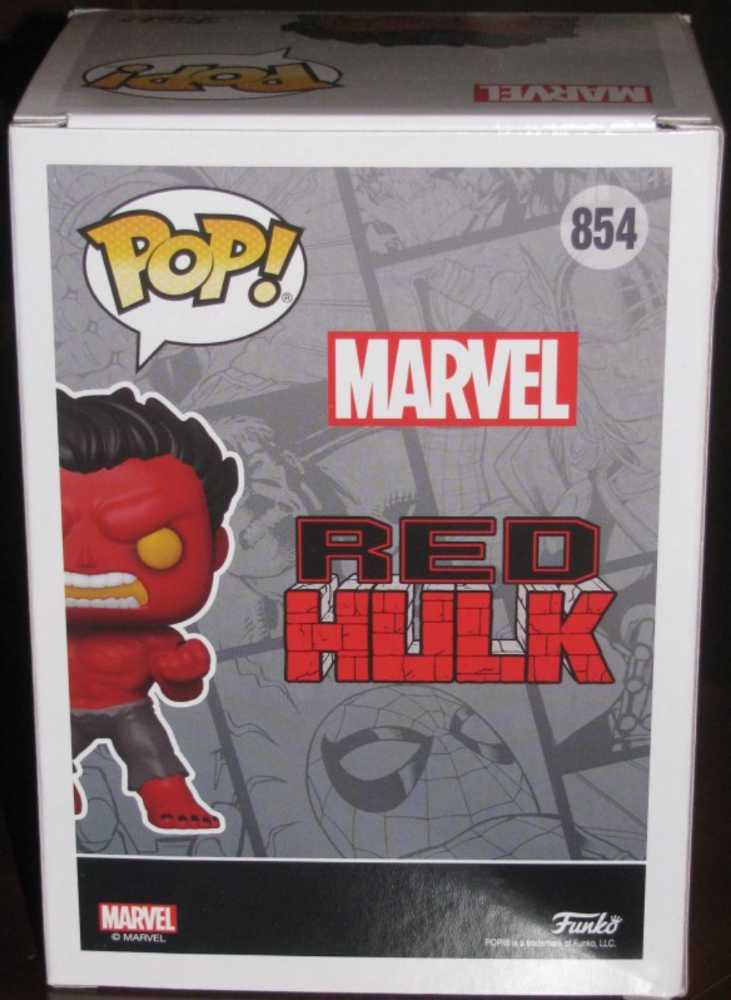 Red Hulk - Glow Chase Limited Edition - Marvel Universe vinyl figure collectible [Barcode 889698550840] - Main Image 4