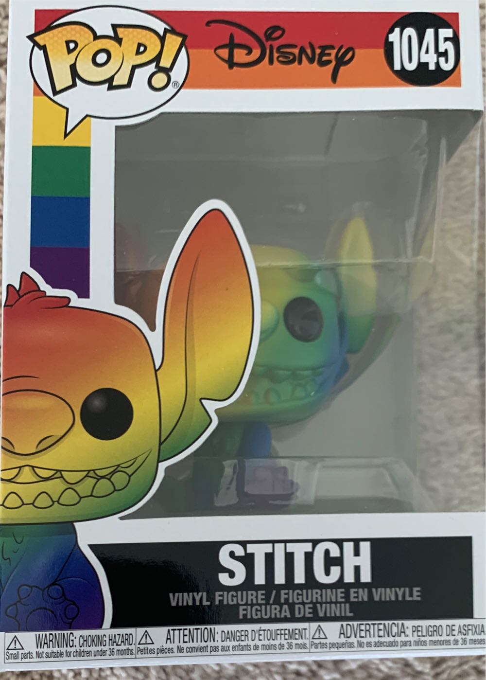 Pride Stitch Rainbow - Lilo and Stitch vinyl figure collectible [Barcode 889698565820] - Main Image 2