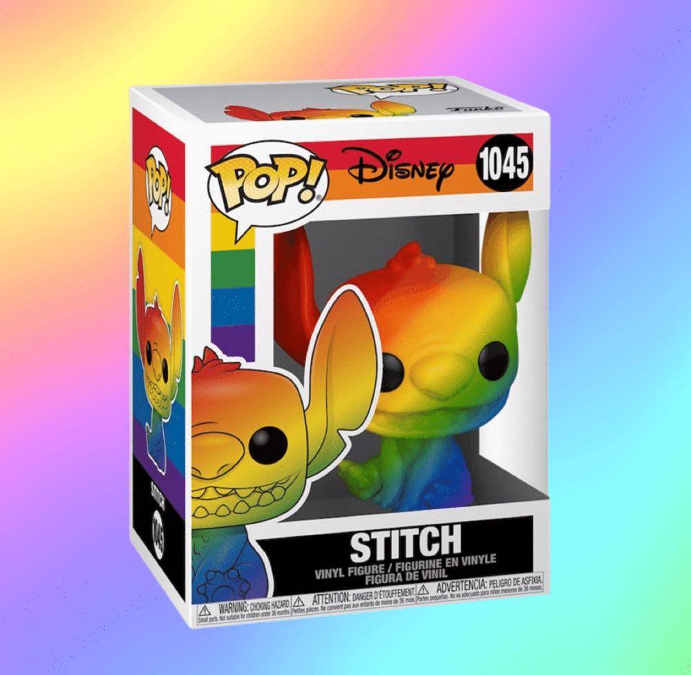 Pride Stitch Rainbow - Lilo and Stitch vinyl figure collectible [Barcode 889698565820] - Main Image 3