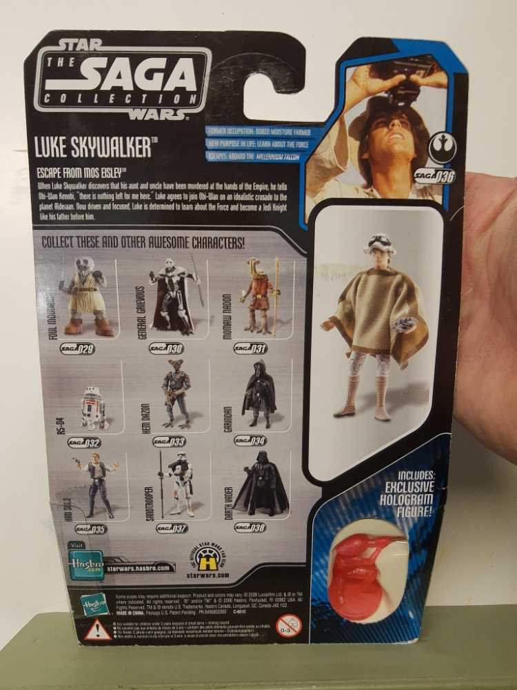 Star Wars The Saga Collection - Luke Skywalker - Star Wars vinyl figure collectible [Barcode 653569123514] - Main Image 2