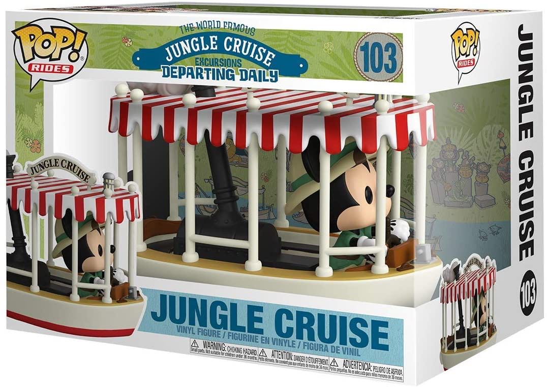 Mickey Mouse - Jungle Cruise - 103 - The World Famous Jungle Cruise Excursions Departing Daily - Funko Pop Rides - Disney Parks vinyl figure collectible [Barcode 889698557474] - Main Image 2