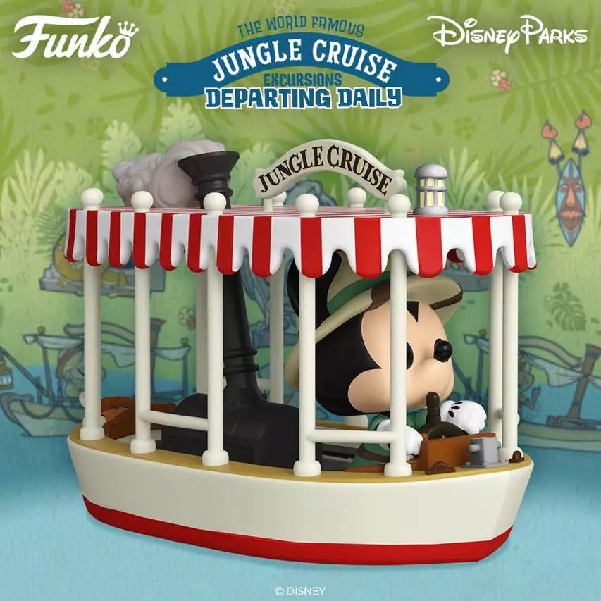 Mickey Mouse - Jungle Cruise - 103 - The World Famous Jungle Cruise Excursions Departing Daily - Funko Pop Rides - Disney Parks vinyl figure collectible [Barcode 889698557474] - Main Image 3