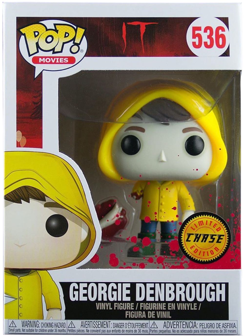 Georgie Denbrough (chase) - It vinyl figure collectible [Barcode 889698295208] - Main Image 3