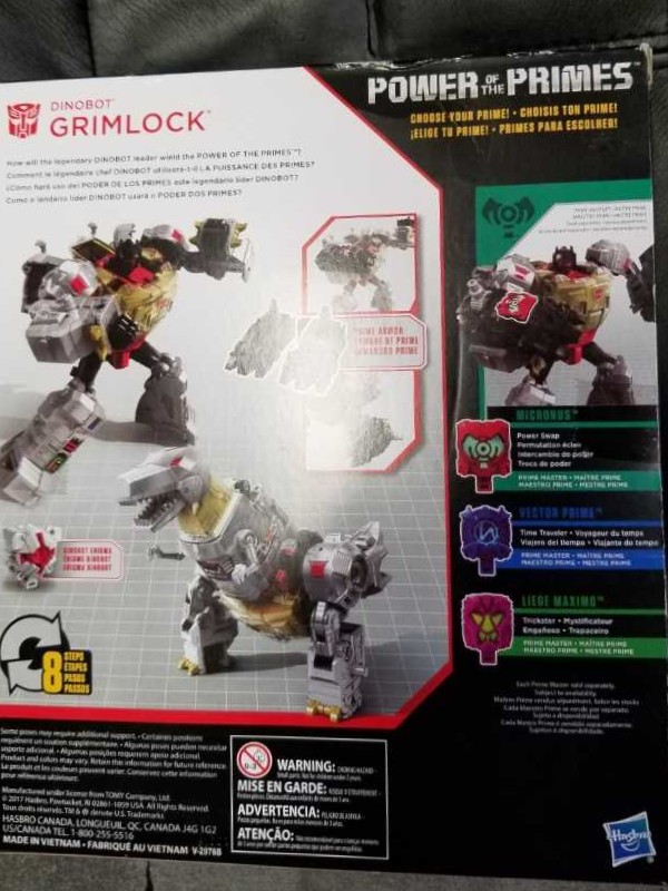 POTP Grimlock - Transformers vinyl figure collectible [Barcode 630509622870] - Main Image 3