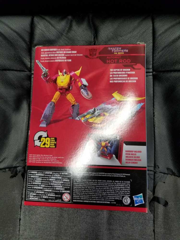 Transformers Toys Studio Series 86 Voyager Class The The Movie Autobot Hot Rod Action Figure Ages 8 And Up 6.5-inch - Transformers vinyl figure collectible [Barcode 630509974931] - Main Image 3