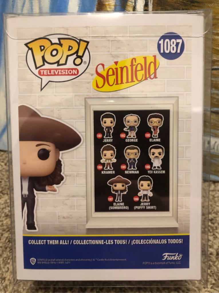 Elaine (Sombrero) - Seinfeld vinyl figure collectible [Barcode 889698546782] - Main Image 2