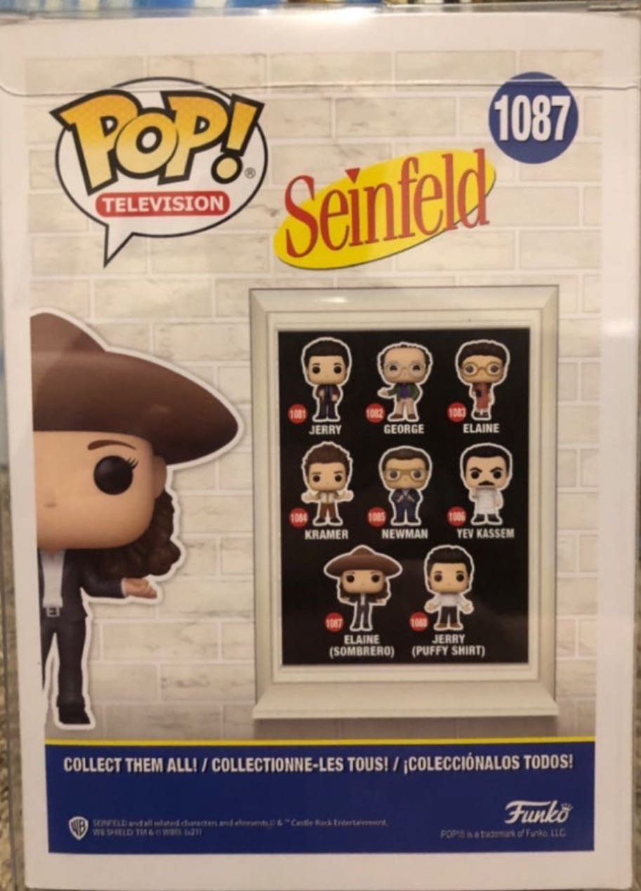 Elaine (Sombrero) - Seinfeld vinyl figure collectible [Barcode 889698546782] - Main Image 3